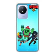 Чехлы Brawl Stars для Vivo Y02 (AlphaPrint)