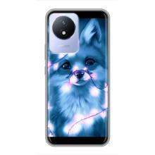 Чехлы с картинкой Лисички для Vivo Y02 (VPrint) (Яркая лисичка)