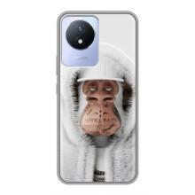 Чехлы с Обезьянами NFT для Vivo Y02 (AlphaPrint) (обезьяна NFT в тату)