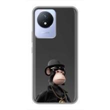 Чехлы с Обезьянами NFT для Vivo Y02 (AlphaPrint) (Обезьяна NFT)