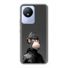 Чехлы с Обезьянами NFT для Vivo Y02 (AlphaPrint) (стильная обезьяна NFT)