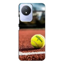 Чехлы с принтом Спортивная тематика для Vivo Y02 – Теннисный корт