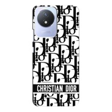 Чехол (Dior, Prada, YSL, Chanel) для Vivo Y02 – Christian Dior
