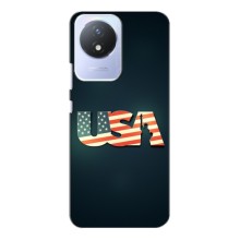 Чехол Флаг USA для Vivo Y02 – USA