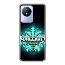 Чехол майнкрафт для Vivo Y02 (MineCraft 2)