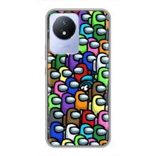Чехол Амонг Ас для Vivo Y02 (AlphaPrint) (Убит)