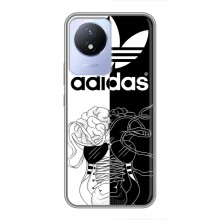 Чехол в стиле "Адидас" для Виво Y02 (Adidas шнурки)