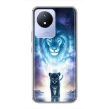 Чехол со Львом для Vivo Y02 (VPrint) (Маленький лев)