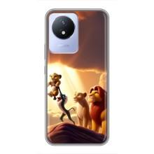 Чохол Король лев на ViVO Y02
				украинскими буквами и цифрами: ВіВО У02 (Народження Сімби)