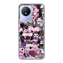 Чохол з кроликом Куромі на Vivo Y02 – Колаж Куромі