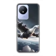 Чохол з мемом Тралалело тралала на Vivo Y02 – Бомбардіні гусіні