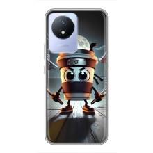 Чохол з мемом Тралалело тралала на Vivo Y02 – Капучіно асасіно