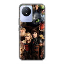 Чехол как приручить дракона на Vivo Y02 – Персонажи дракона