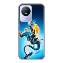 Чохол з принтом Фантастична четвірка для Vivo Y02 – Фантастична 4-ка