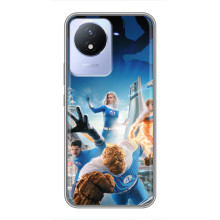 Чохол з принтом Фантастична четвірка для Vivo Y02 – Герої фантастичної четвірки