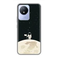 Космические Чехлы для Виво У02 (VPrint) (На луне)