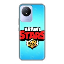 Силиконовый Чехол на Vivo Y02 с картинкой Brawl Stars (Бравл Старс)