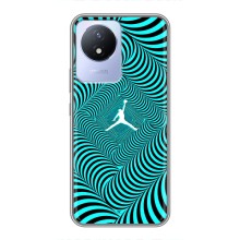 Силиконовый Чехол Nike Air Jordan на Виво Y02 (Jordan)