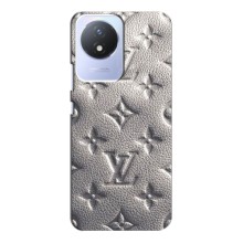 Текстурный Чехол Louis Vuitton для Виво Y02 – Бежевый ЛВ