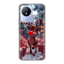 Яскравий чохол для Vivo Y02 з Зимові Оленята – Олень серед подарунків