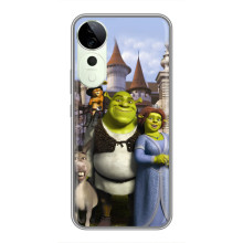 Чехол с мультфильмом Шрек на ViVO Y04s