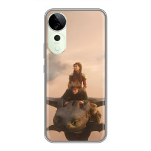 Чехол как приручить дракона на ViVO Y04s – Фильм дракон