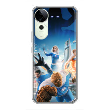 Чохол з принтом Фантастична четвірка для ViVO Y04s – Герої фантастичної четвірки