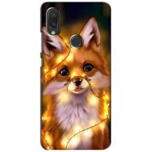 Чехлы с картинкой Лисички для Vivo Y11 (VPrint) (Лисичка в гирляндах)