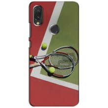 Чехлы с принтом Спортивная тематика для Vivo Y11 – Ракетки теннис