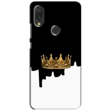 Чехол (Корона на чёрном фоне) для Виво У11 – Золотая корона