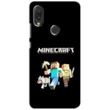 Чехол Майнкрафт на Vivo Y11 (AlphaPrint) Minecraft (герои Minecraft)