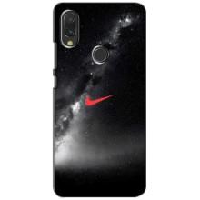 Чехол для Vivo Y11 - с принтом Найк (AlphaPrint) (Найк красный)