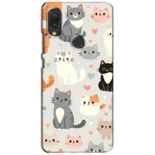 Чехол с рисунком кот на Vivo Y11 – Коллаж котов