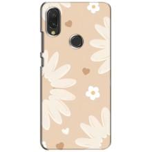 Чохол з квітковим принтом на ВIВО Y11 – Бежеві квіти