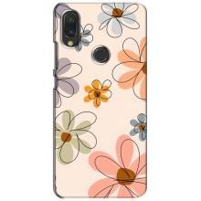 Чохол з квітковим принтом на ВIВО Y11 – Кольорові квіти