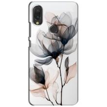 Чохол з квітковим принтом на ВIВО Y11 – Квіти на білому