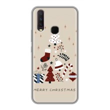 Рождественские Чехлы для Vivo Y12 (VPrint) (Merry Christmas)