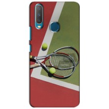 Чехлы с принтом Спортивная тематика для ViVO Y15 – Ракетки теннис