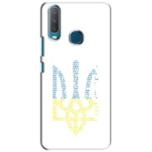 Чехлы для ViVO Y15  Укр. Символика (AlphaPrint) (Герб из букв)