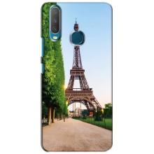 Чехол Эйфелева Башня для ViVO Y15 - (AlphaPrint) – Дорога в Париж