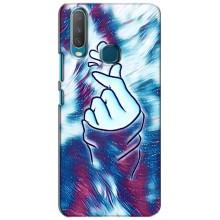Чохол з принтом для ViVO Y15 (AlphaPrint - Знак сердечка)
