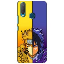 Купить Чохли на телефон з принтом Anime для Віво Y15 – Naruto Vs Sasuke