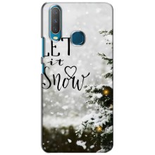 Новогодние, Праздничные Чехлы для ViVO Y15 - 2024 год (Let it snow)