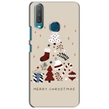 Рождественские Чехлы для ViVO Y15 (VPrint) (Merry Christmas)