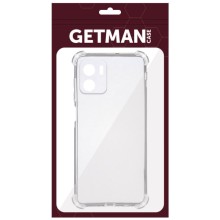 TPU чохол GETMAN Ease logo посилені кути Full Camera для Vivo Y15s – Прозорий