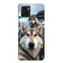 Чехол с Хаски для Vivo Y15s - (AlphaPrint) – Селфи ХАски