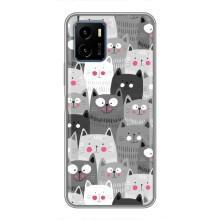 Чохли з Котиками для Vivo Y15s (VPrint) (Мальовані котики)