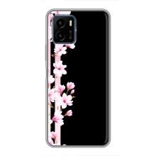 Чохол для ВІВО Y15с - з принтом (Дизайнерські) (AlphaPrint) (Квіточки)