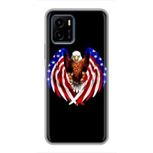 Чехол Флаг USA для Vivo Y15s – Крылья США