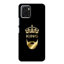 Чехол (Корона на чёрном фоне) для Виво У15с – KING